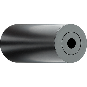 xiros® conveyor roller, black anodised aluminium tube