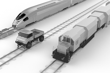 Aplicații pentru vehicule feroviare speciale