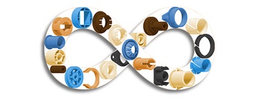 Diverse lagăre speciale personalizate de igus® conform cerințelor dvs. specifice