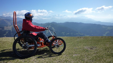 Scaun cu rotile off-road de la Mont Blanc Mobility
