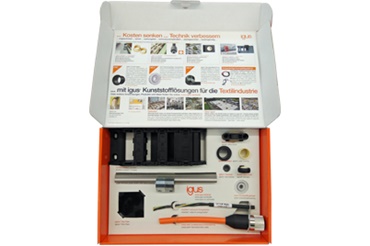 Textile industry sample box